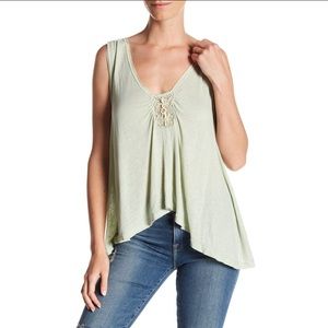 Free People New Vibes Tank Top - Embellished Beads